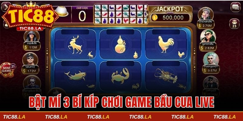 Bật mí 3 bí kíp chơi game bầu cua live