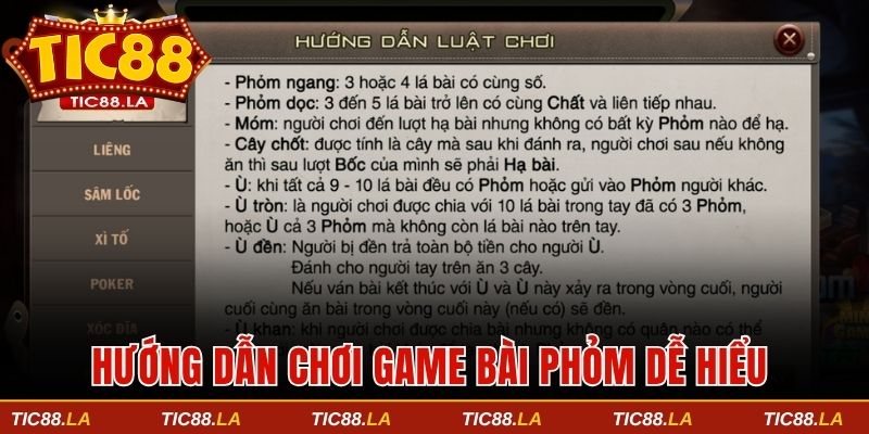 Hướng dẫn chơi game bài Phỏm dễ hiểu từ A đến Z
