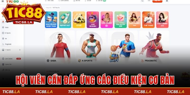 Hướng dẫn đăng ký hội viên cần đáp ứng các điều kiện cơ bản