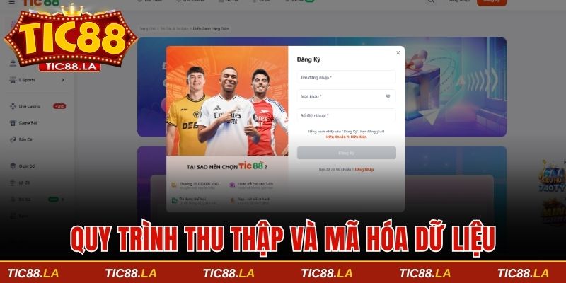 Quy trình thu thập và mã hóa thông tin người dùng